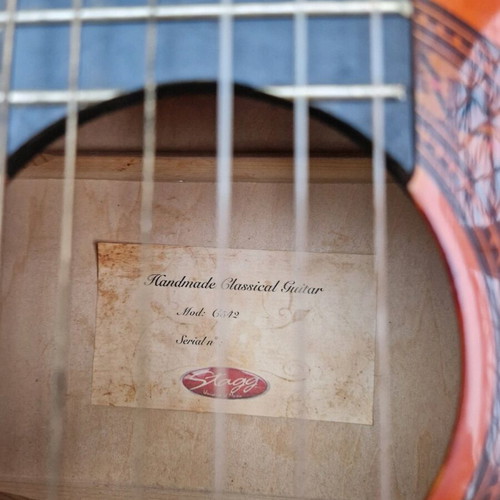 Handmade classic Stagg guitar used