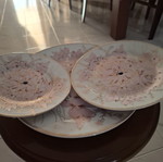 Bohemia porcelain dessert plates, made in Germany
