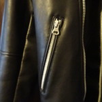 Pull & Bear leather jacket size S black like new