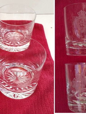 Special Glasses Set from Portugal, New, 53 Pieces Crystal and Glass