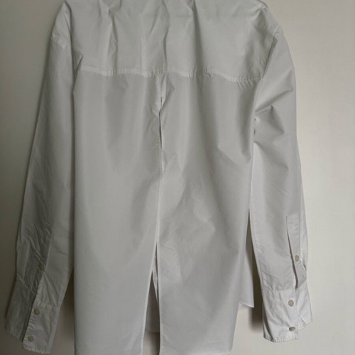 Zara white women's shirt size M used with open back