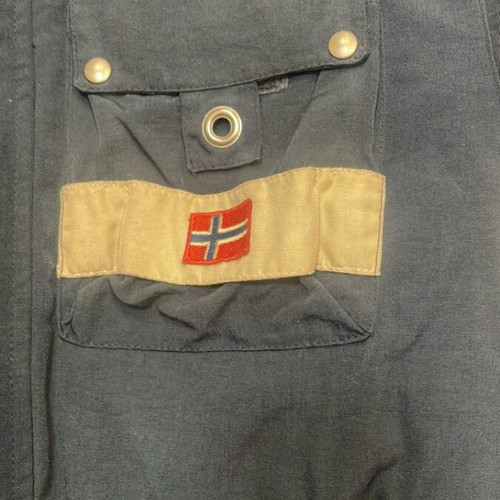 Napapijri Skidoo Open Patch used men's jacket XS blue with hood