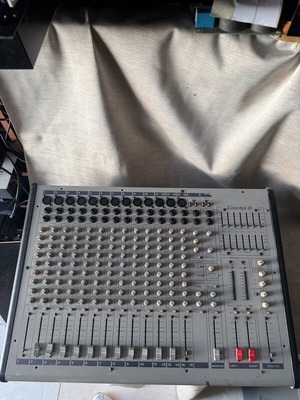 Studiomaster Concept 16 audio mixer used, 16-channel powered console