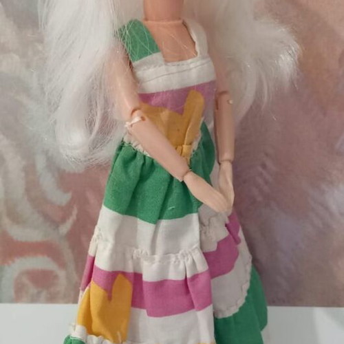Vintage Plagonna Greek Doll Susi Style with 3 Outfits like new