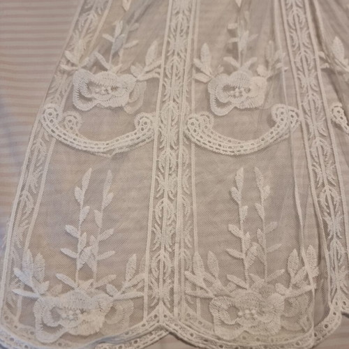 Reserved long transparent kimono caftan white like new L-XL
