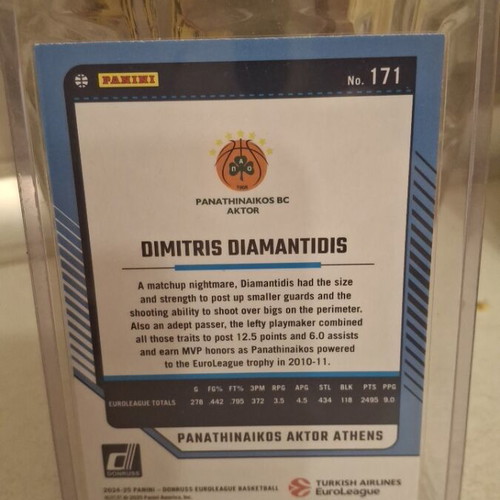 Dimitris Diamantidis Panini Donruss Legends basketball card