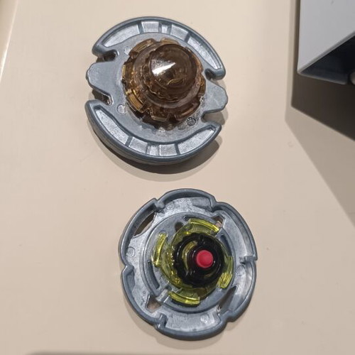 Beyblade metal and burst parts like new with stickers