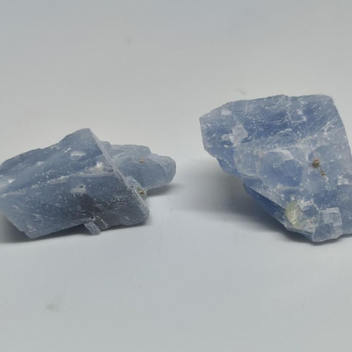 Blue Calcite natural raw mineral, like new