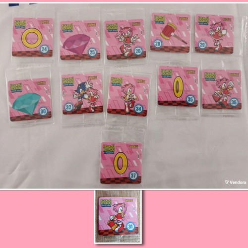 Koukouroukou Sonic Stickers pack of 12 sealed