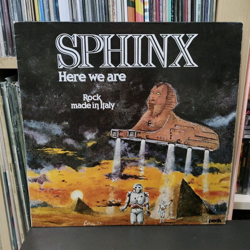 Sphinx Here We Are vinyl used, metal, 1981 German edition