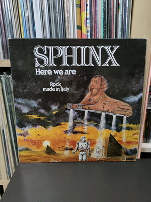 Sphinx Here We Are vinyl used, metal, 1981 German edition