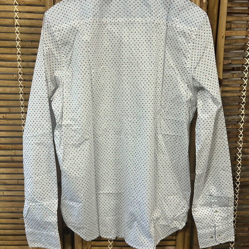 Garcia Stretch Printed Long Sleeve Shirt, White, Size L