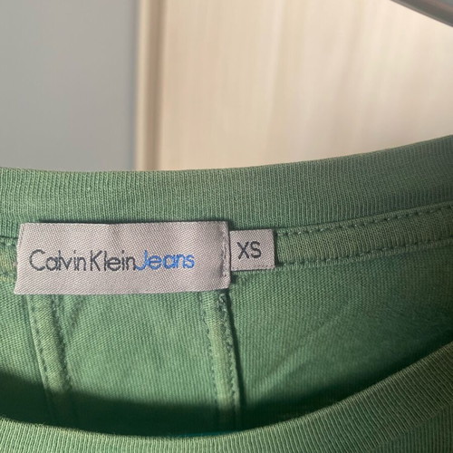 Calvin Klein Jeans green t-shirt like new, size XS