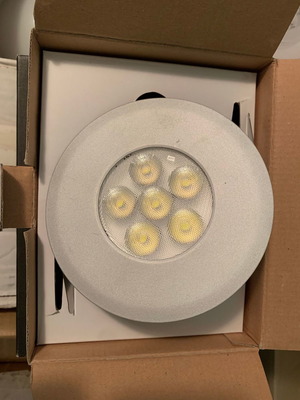 Led spot 15W cool white καινούριο, χαμηλού βάθους με τροφοδοτικό