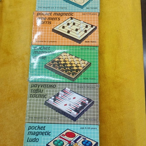 Greek magnetic games new, 1980