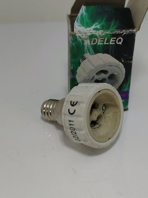 Lamp socket adapter from E14 to GU10 new
