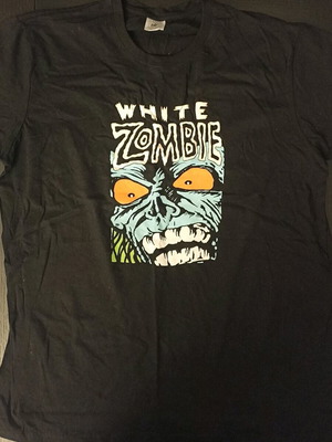 White Zombie T Shirt μεταχειρισμένο, μέγεθος L, μαύρο