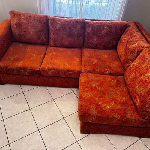 Corner sofa 3-seater with recliner like new