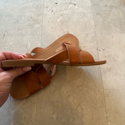 Chiara Foscari flat brown slippers size 36 new