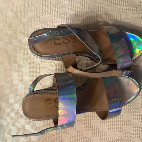 High heels used, size 38, grey