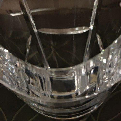Kosta Boda Rideau crystal vase 1986 by Gun Lindblad