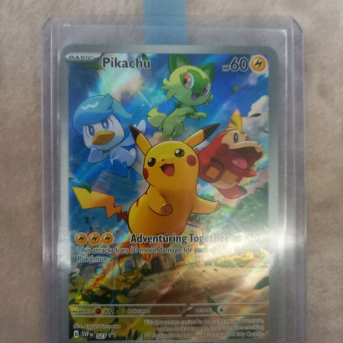 Pikachu promo κάρτα καινούργια, Pokemon