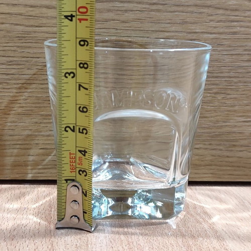 Jameson Irish Whiskey set of two promotional glasses used