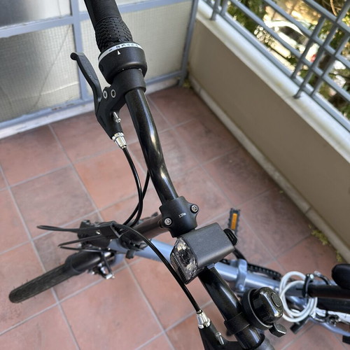 Btwin Folding Bike 120 grey/blue, like new, 6 gears