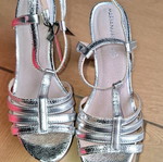 High-heeled sandals