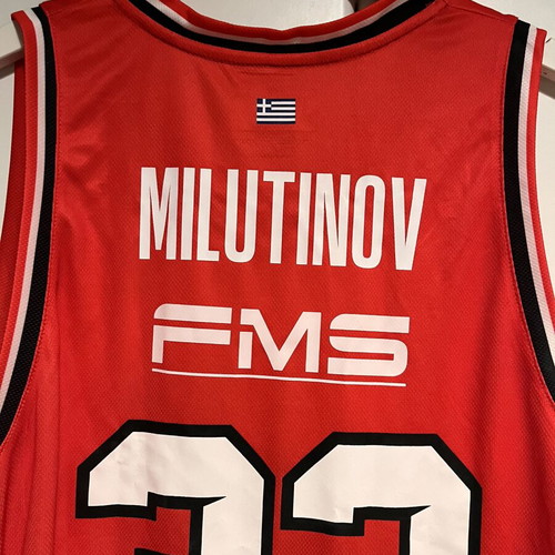 Olympiacos Euroleague 2023-24 Basketball Jersey Milutinov #33 like new, size L