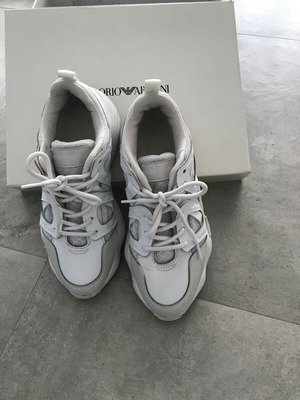 Emporio Armani sneakers size 37 used, white, sporty