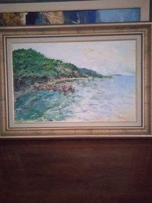 Painting used with frame