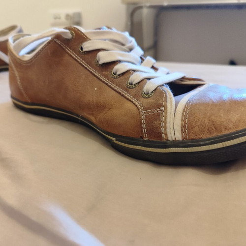 Sebago men's leather shoes new, collectible 2012, brown, size 44.5