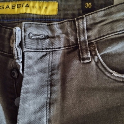 Men's denim pants like new, anthracite, size 36