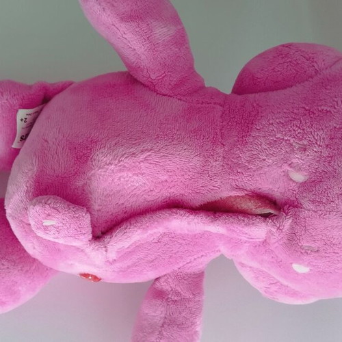 Care Bear Love Bear used, talks and laughs