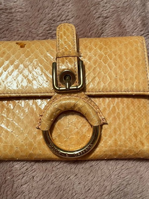 Dolce and Gabbana leather wallet light pink-beige like new