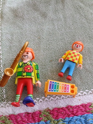 Playmobil 4787 Clowns play set used, incomplete