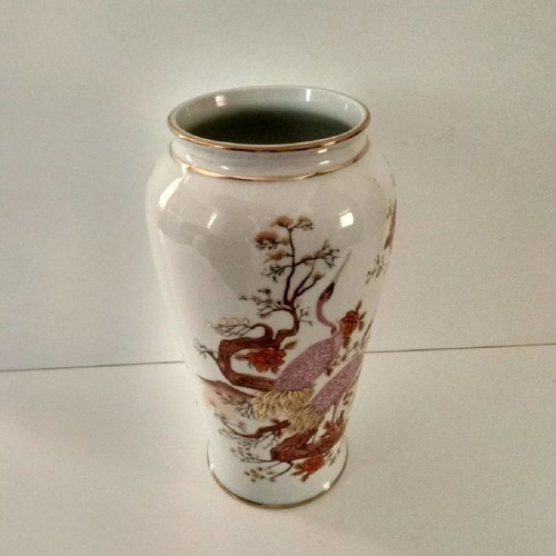 Limoges porcelain vases used, set of 2 pieces