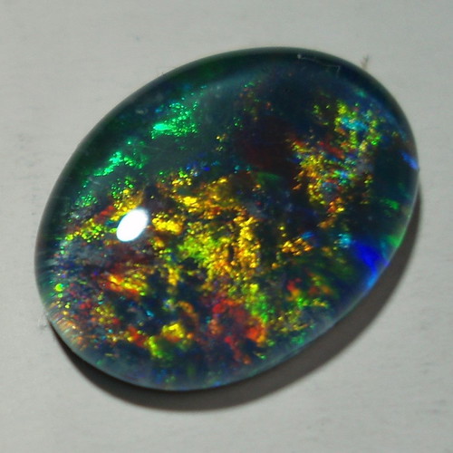 Australlian Opal Opal Doublet Galaxy 3.8 ct new