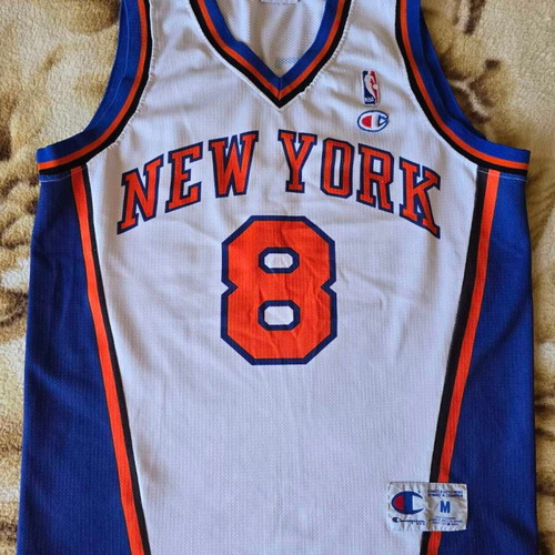 Champion New York Knicks Latrell Sprewell 8 Jersey size M used