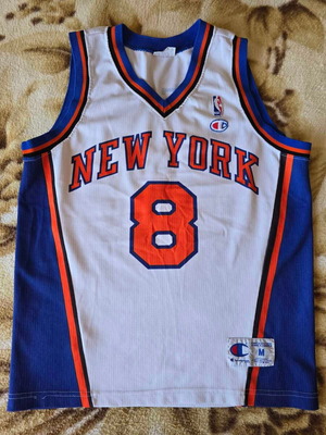 Φανέλα Champion New York Knicks Latrell Sprewell 8 μέγεθος M μεταχειρισμένη