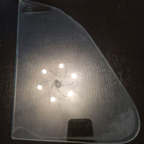 Beetle passenger window vent glass used, genuine 1965-1977