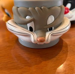 Warner Bros collectible plastic mugs like new, set of 2 with Sylvester and Bugs Bunny
