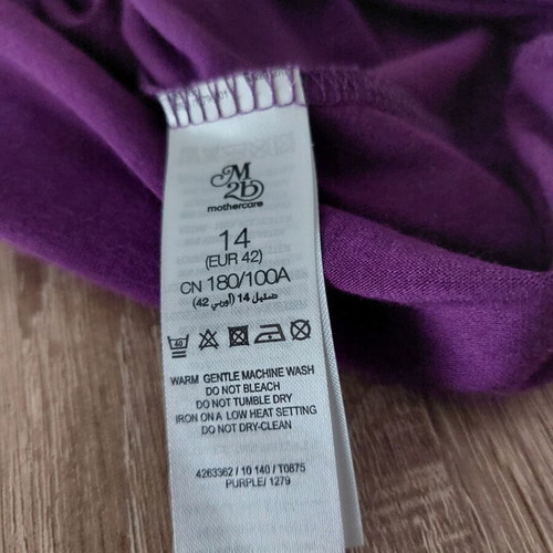 Maternity dress Mothercare like new, purple, size XL