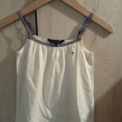 Tommy Hilfiger sleeveless girls' top, age 6, white