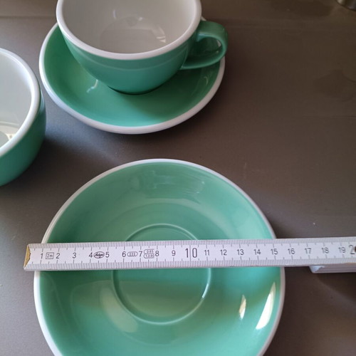 Love Ceramics set of two large porcelain cups new