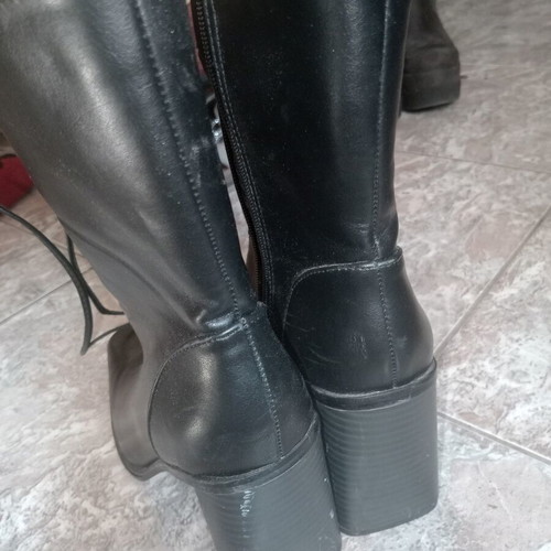 Tulipano women's leather boots like new, black, size 39