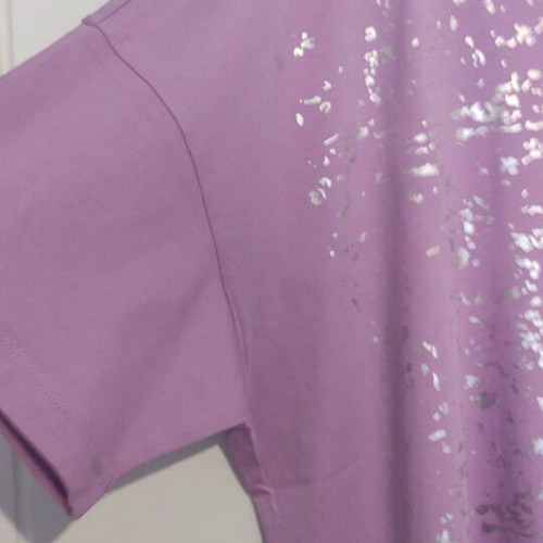 Mat blouse one size new, purple with silver details