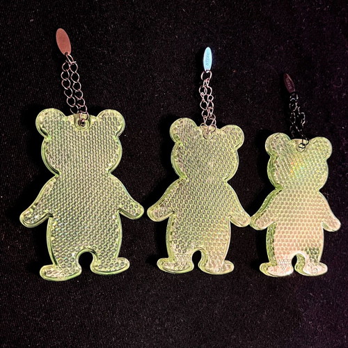 Reflective Bear New, Yellow-Green