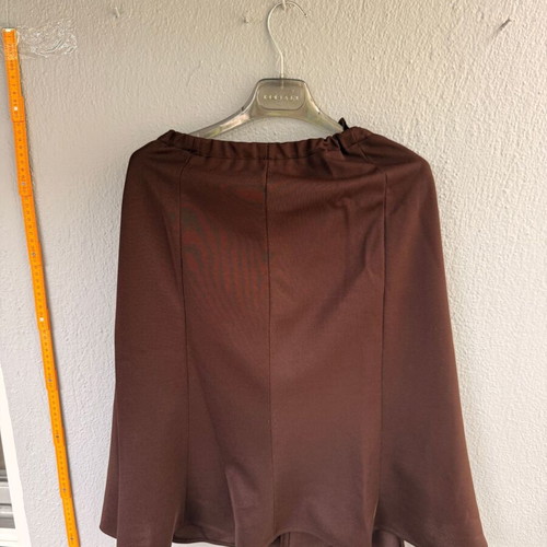 Brown midi skirt A-line like new